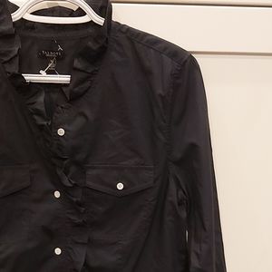 Talbots black button down shirt